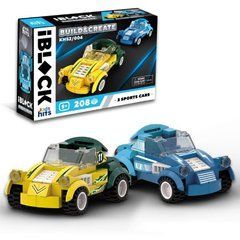 Конструктор Kids hits IBLOCK JUNIOR арт. KH52/004 (36шт/2) МЕГАКАРИ, 208дет., короб. 24*6*16см - 1