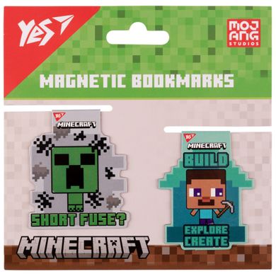Закладки магнитные Yes Minecraft friends, 2шт - 3