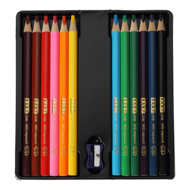 Кольорові олівці JUMBO, з чинкою 12 кольорів, BABY Line - 2