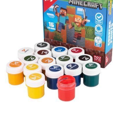 Краски гуашевые Yes Minecraft 16 цветов 20 мл - 3