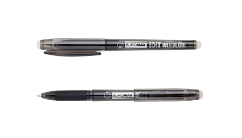 Ручка гелева "Пиши-Стирай" EDIT, 0.7 мм, чорні чорнила - 1