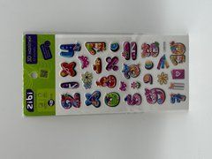 3D наліпки Лічба літо 18 см, KIDS Line - 1