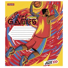 Тетрадь школьная 1Вересня Sport games 18 листов линия - 1