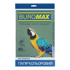 Папір кольоровий DARK, т.-зелений, 50 арк., А4, 80 г/м&sup2; - 1