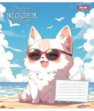 Тетрадь школьная 1B Dream bigger А5 18 листов клетка - 4