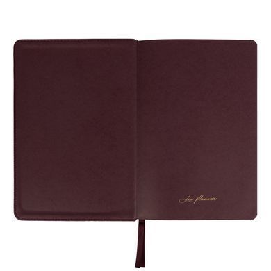Ежедневник Leo Planner Royal А5 датированный 2027 твердый бордовый 368 страниц - 3