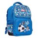 Рюкзак шкільний напівкаркасний 1Вересня S-105 Football синій - 2