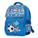 Рюкзак шкільний напівкаркасний 1Вересня S-105 Football синій - 3