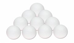 Набір пінопластових кульок d:5см 10шт - 1
