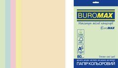 Набір кольорого паперу PASTEL, EUROMAX, 5 кол., 50 арк., А4, 80 г/м&sup2; - 1