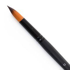 Кисть художественная синтетика "Santi Highly Pro", длинная ручка, круглая, №12 - 1