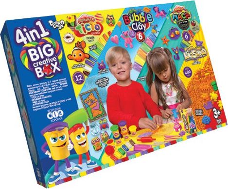 Набір креативнрої творчості "4в1 Big Creative Box" danko toys - 1