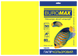 Бумага цветная NEON, желтая, 50 л., А4, 80 г/м&sup2; - 1