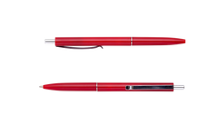 Ручка кульк.автом. COLOR, L2U, 1 мм, черв.корпус, сині чорнила - 1