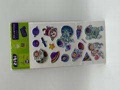 3D наліпки Закохані в космос 18 см, KIDS Line - 1