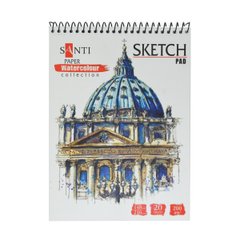 Альбом для акварели SANTI "Travelling", А5, "Paper Watercolour Collection", 20л, 200г/м2 - 1