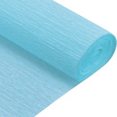 Бумага гофрированная SANTI голубая 230% рулон 50*200см - 1