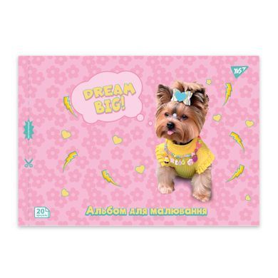 Альбом для рисования YES Dogs А4 20 листов с перфорацией - 3