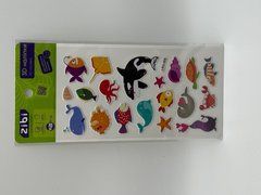 3D наліпки Жителі глибин 2 18 см, KIDS Line - 1