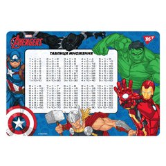 Подложка для стола YES Marvel.Avengers таблица умножения - 1