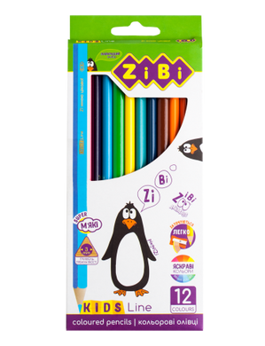 Кольорові олівці, 12 кольорів, KIDS Line - 2
