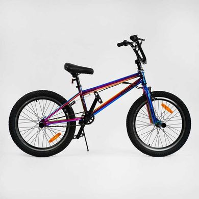 Велосипед трюковый 20`` Corso BMX-1055 (1) стальная рама, односкоростной, тормоза Logon с гироротором, пеги - 1