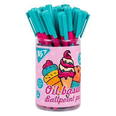 Ручка кулькова Yes Sweet Cream 0,7 мм синя - 2