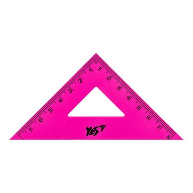 Треугольник Yes равнобедренный, флуоресцентный, 8 см - 1