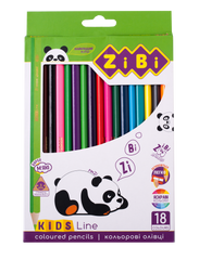 Кольорові олівці, 18 кольорів, KIDS Line - 1