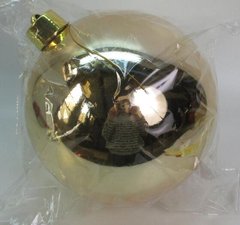 Новогодний шар Novogod&lsquo;ko, пластик, 25cм, золото, глянец - 1