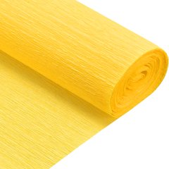 Бумага гофрированная SANTI желтая 230% рулон 50*200см - 1