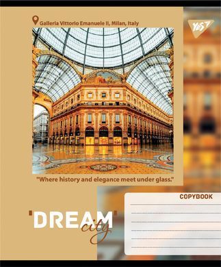 Зошит учнівський загальний Yes Dream City А5 36 аркушів клітинка - 6