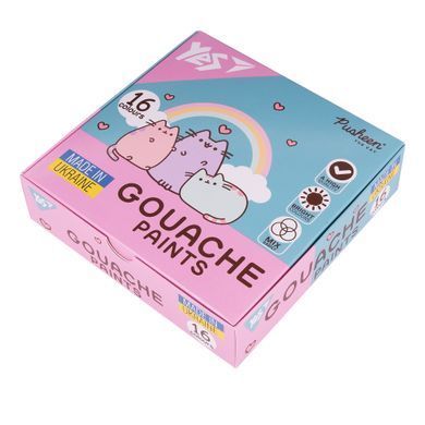 Краски гуашевые Yes Pusheen 16 цветов 20 мл - 7