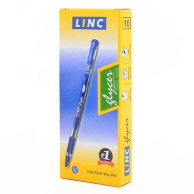 Ручка шариковая LINC Glycer 0,7 мм черная - 2