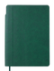 Блокнот діловий FRESH, А5, 96 арк., клітинка, зелений, шт.шкіра - 10