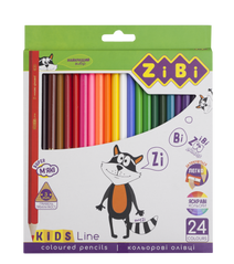 Кольорові олівці, 24 кольорів, KIDS Line - 1