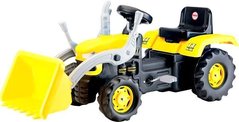 Трактор-екскаватор педальний (без причепа) (жовтий)/DOLU - 1