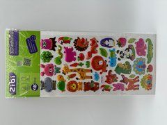 3D наліпки Екзотичні тварини 23 см, KIDS Line - 1