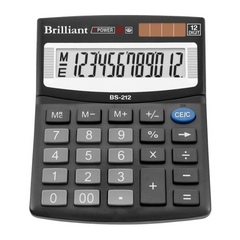 Калькулятор Brilliant BS-212, 12 разрядов - 1