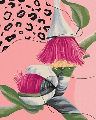 Картина за номерами "Флора в леопарді &copy; Катерина Савич"/Brushme - 2