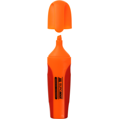 Текст-маркер NEON, оранж., 2-4 мм, с рез.вставками - 1