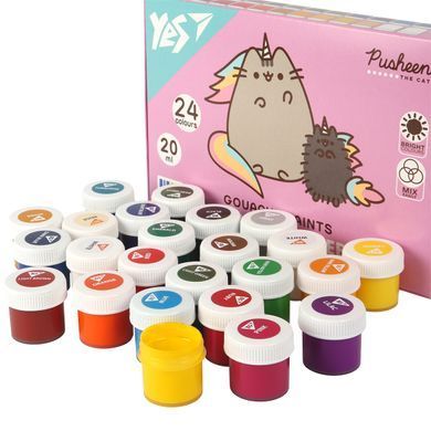 Фарби гуашеві Yes Pusheen 24 кольори 20 мл - 3
