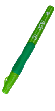 Ручка шариковая для правши с резиновым грипом, синий, дисплей, KIDS Line - 6