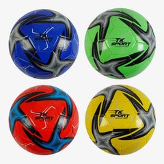 М`яч футбольний C 62385 (80) "TK Sport", 4 види, вага 300-310 грамів, гумовий балон, матеріал PVC, розмір №5, ВИДАЄТЬСЯ МІКС - 1