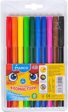 Фломастери 10 кол. Super Colored Markers Marco - 1
