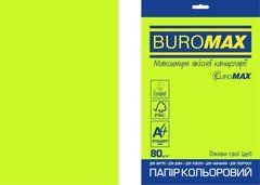 Папір кольоровий NEON, EUROMAX, зелений, 20 арк., А4, 80 г/м&sup2; - 1