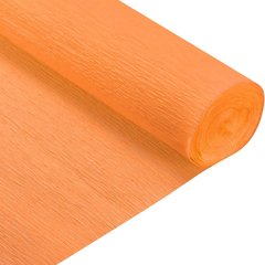 Бумага гофрированная SANTI оранжевая 230% рулон 50*200см - 1