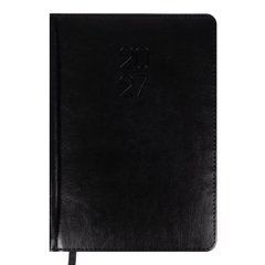 Ежедневник Leo Planner Vector А5 датированный 2027 твердый черный 368 страниц - 1