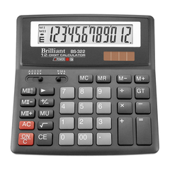 Калькулятор Brilliant BS-322, 12 розрядів - 1