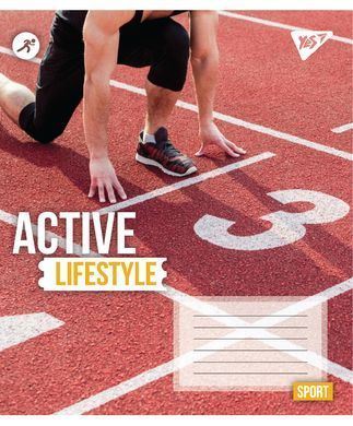 Тетрадь ученическая общая YES Active lifestyle А5 60 листов клетка - 2